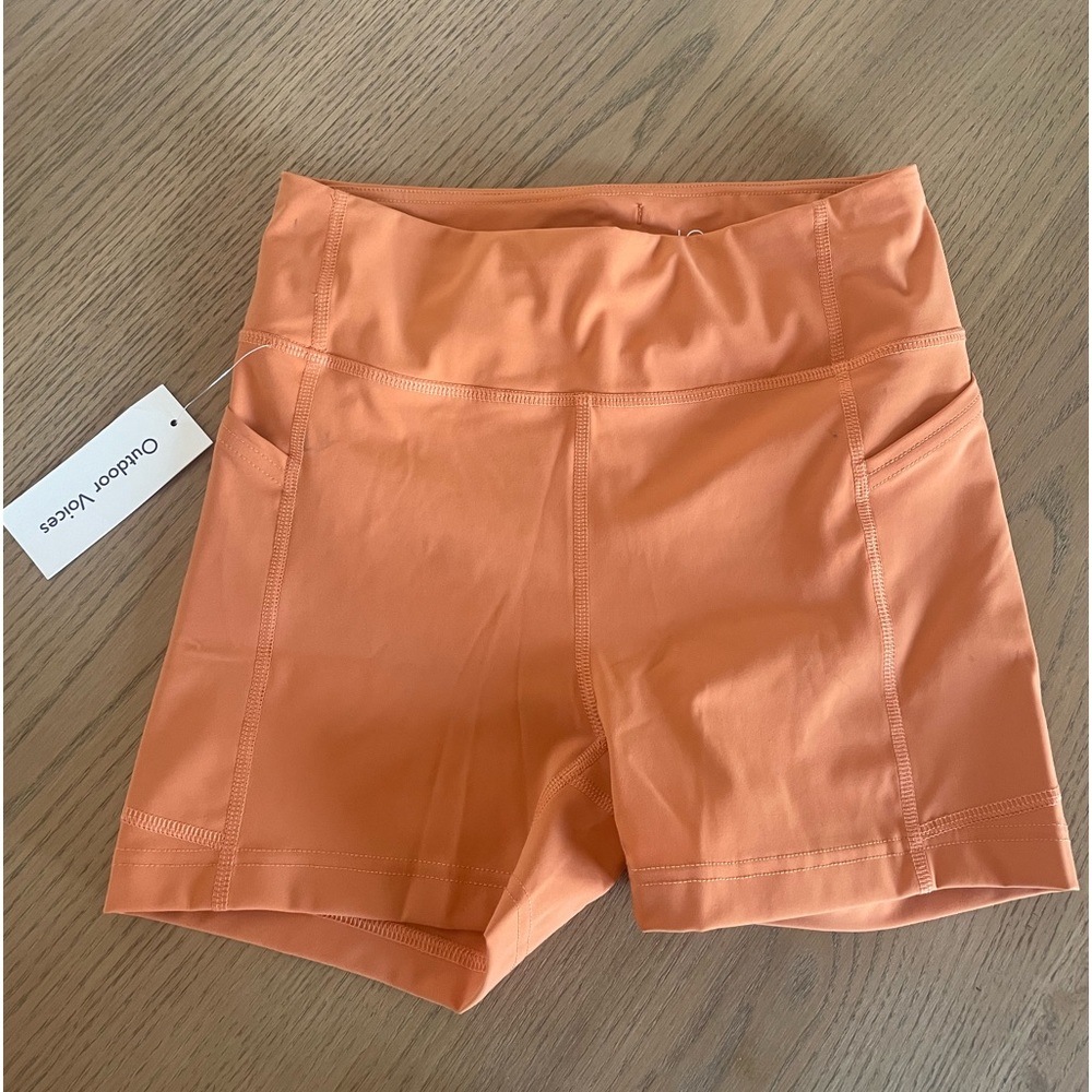 Outdoor Voices - Orange/Peach Biker Shorts